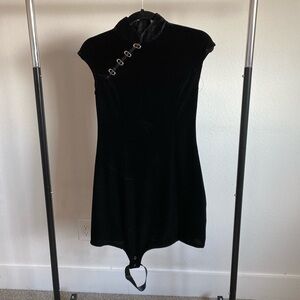 Black Velvet Dress